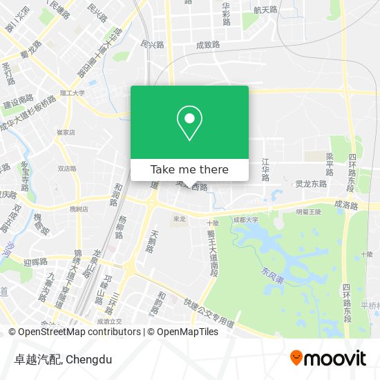 卓越汽配 map