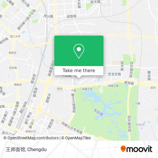 王师面馆 map