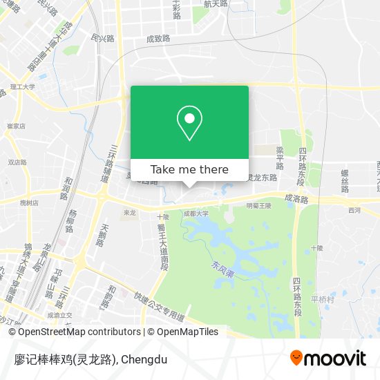廖记棒棒鸡(灵龙路) map