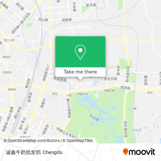 诚鑫牛奶批发部 map