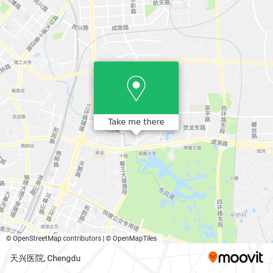 天兴医院 map