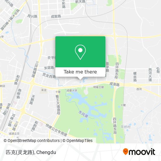匹克(灵龙路) map
