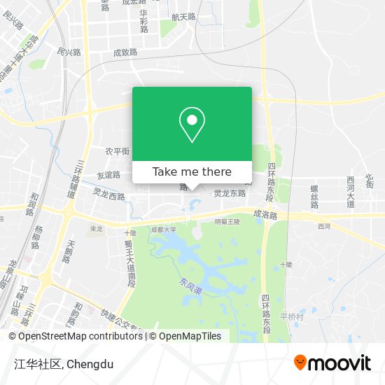 江华社区 map