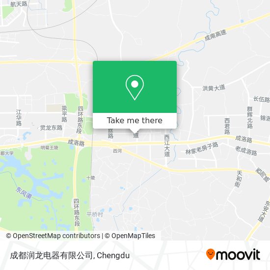 成都润龙电器有限公司 map
