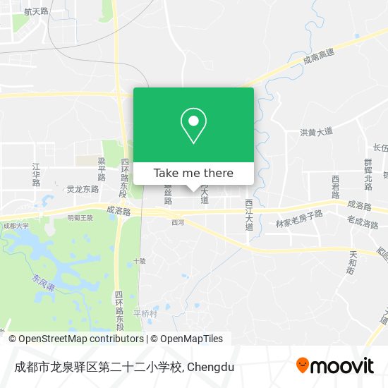 成都市龙泉驿区第二十二小学校 map