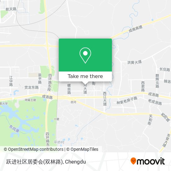 跃进社区居委会(双林路) map