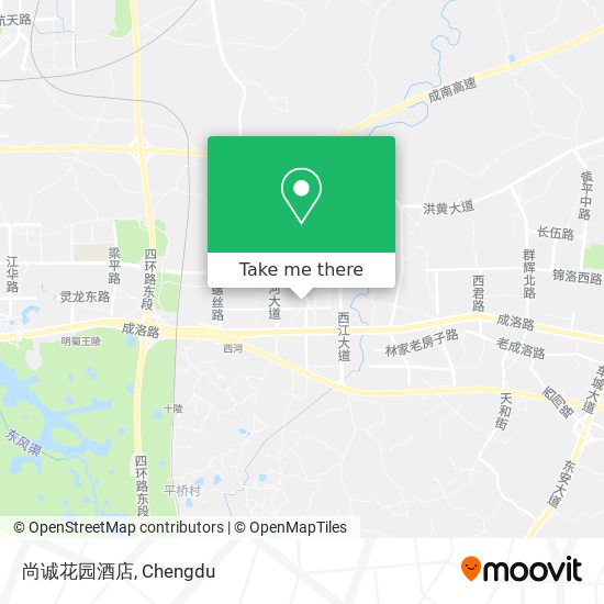 尚诚花园酒店 map