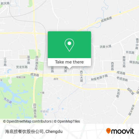 海底捞餐饮股份公司 map