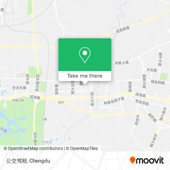 公交驾校 map
