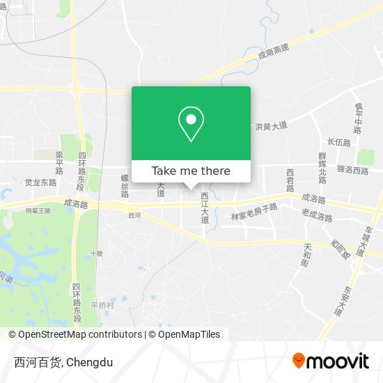 西河百货 map