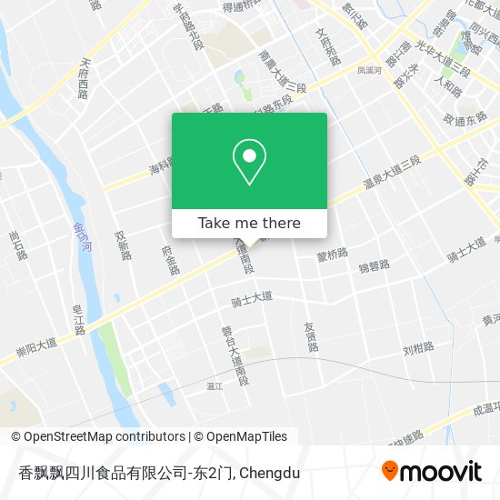 香飘飘四川食品有限公司-东2门 map