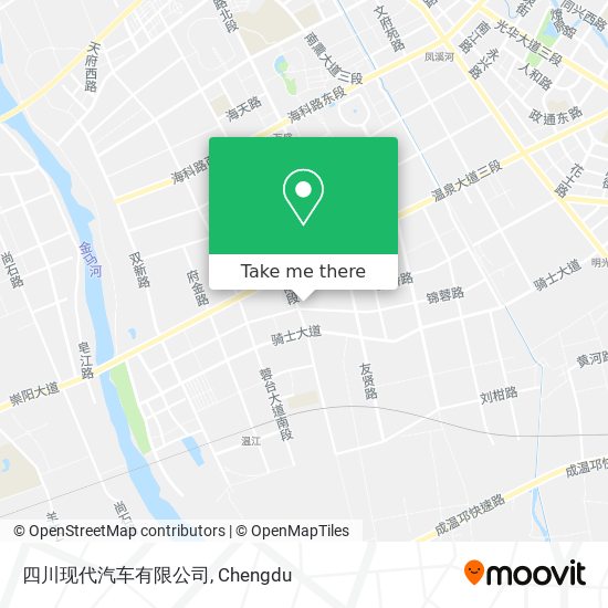 四川现代汽车有限公司 map