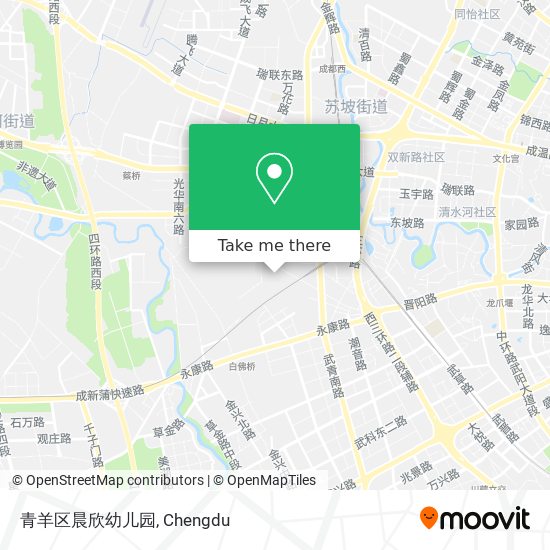 青羊区晨欣幼儿园 map