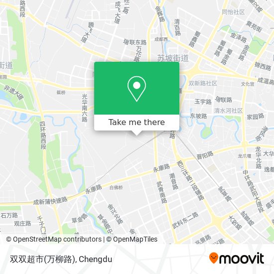 双双超市(万柳路) map