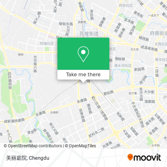 美丽庭院 map