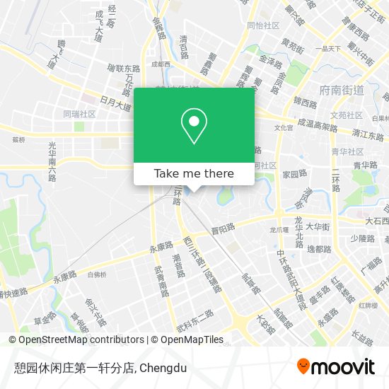 憩园休闲庄第一轩分店 map