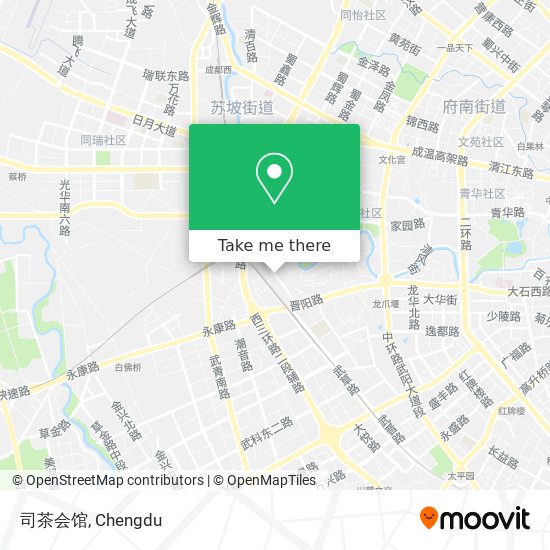 司茶会馆 map