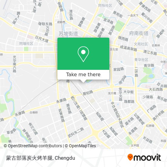蒙古部落炭火烤羊腿 map