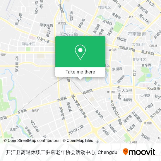 开江县离退休职工驻蓉老年协会活动中心 map