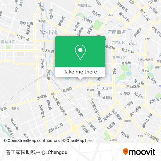 善工家园助残中心 map