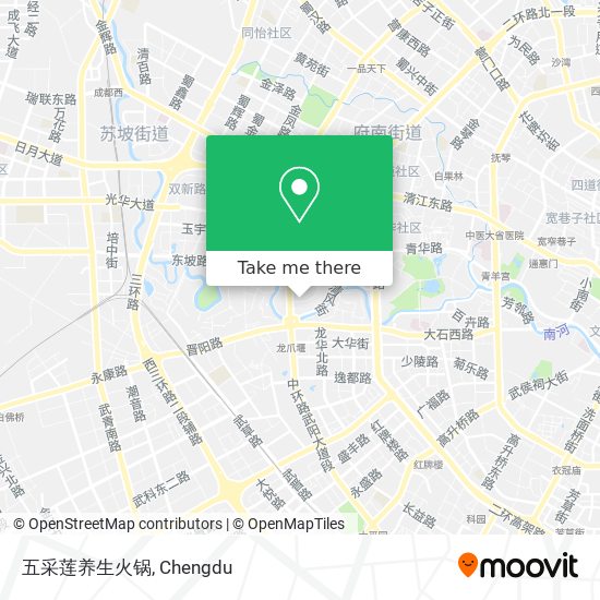 五采莲养生火锅 map