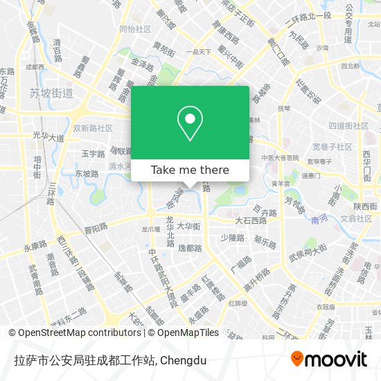 拉萨市公安局驻成都工作站 map