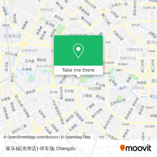 家乐福(光华店)-停车场 map