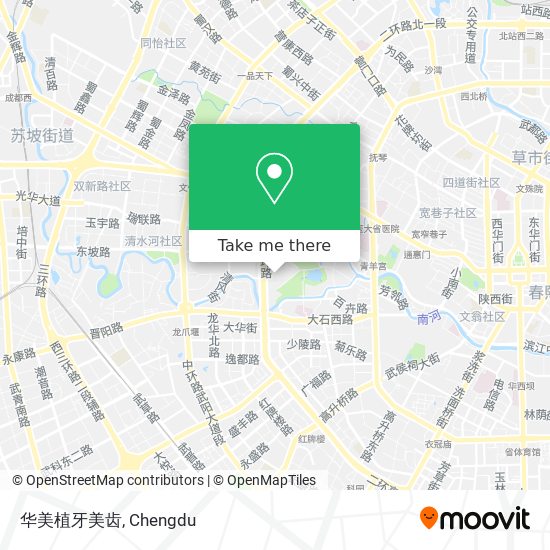 华美植牙美齿 map