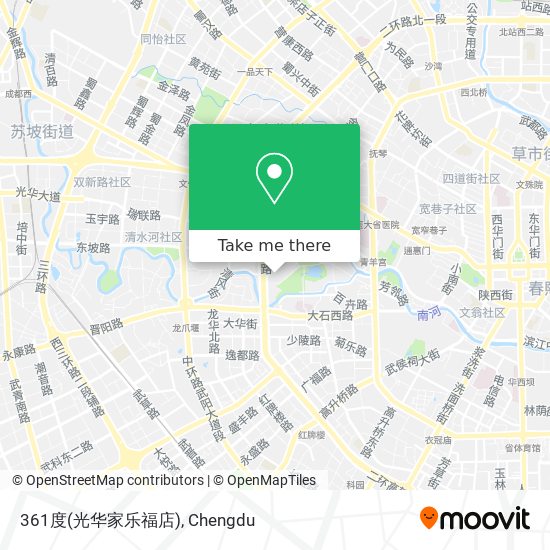 361度(光华家乐福店) map