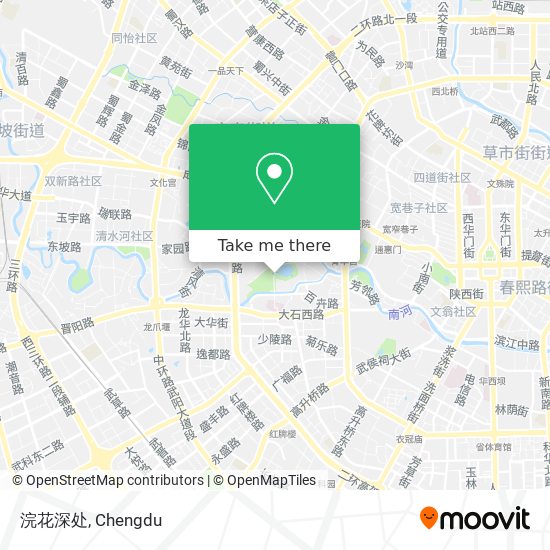 浣花深处 map