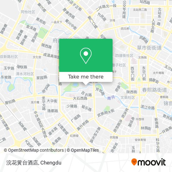 浣花黉台酒店 map