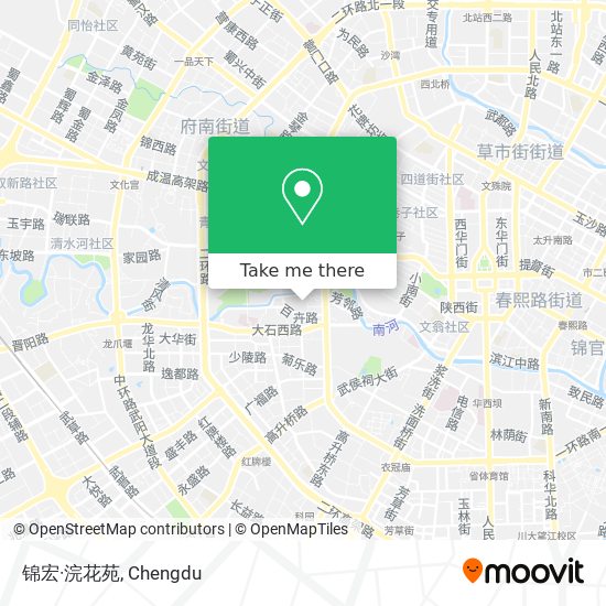 锦宏·浣花苑 map