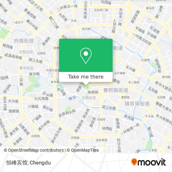 恒峰宾馆 map