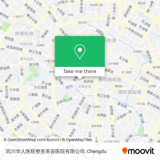 四川华人医联整形美容医院有限公司 map