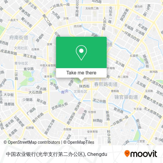 中国农业银行(光华支行第二办公区) map