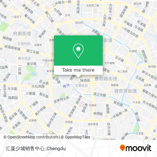 汇厦少城销售中心 map