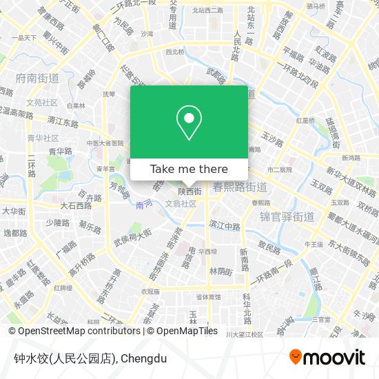 钟水饺(人民公园店) map