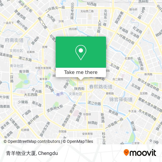 青羊物业大厦 map