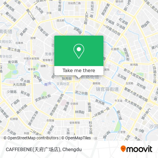 CAFFEBENE(天府广场店) map
