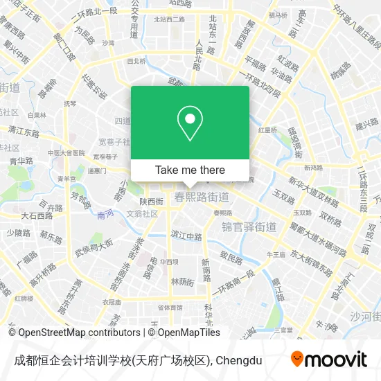 成都恒企会计培训学校(天府广场校区) map