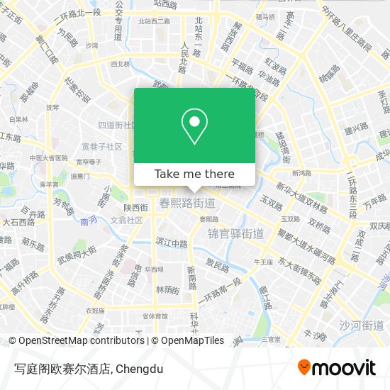 写庭阁欧赛尔酒店 map