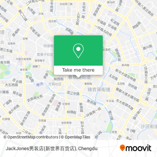 JackJones男装店(新世界百货店) map