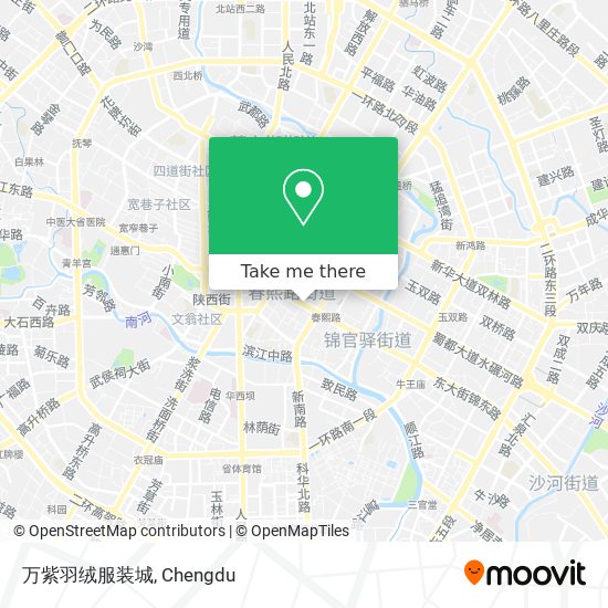 万紫羽绒服装城 map