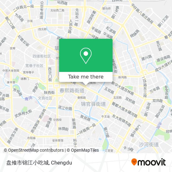 盘飧市锦江小吃城 map