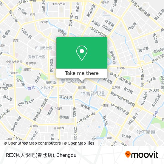 REX私人影吧(春熙店) map