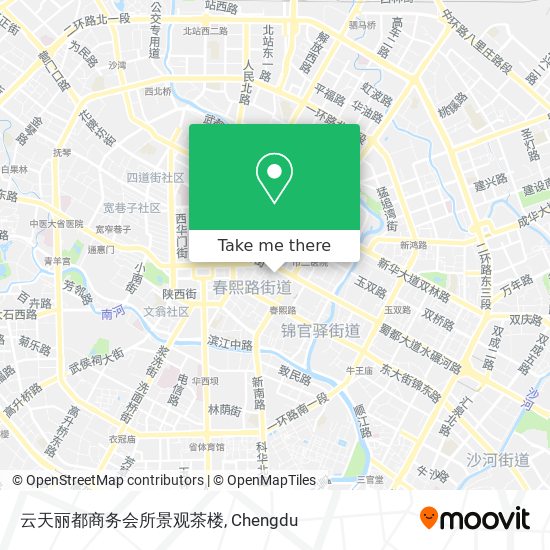 云天丽都商务会所景观茶楼 map