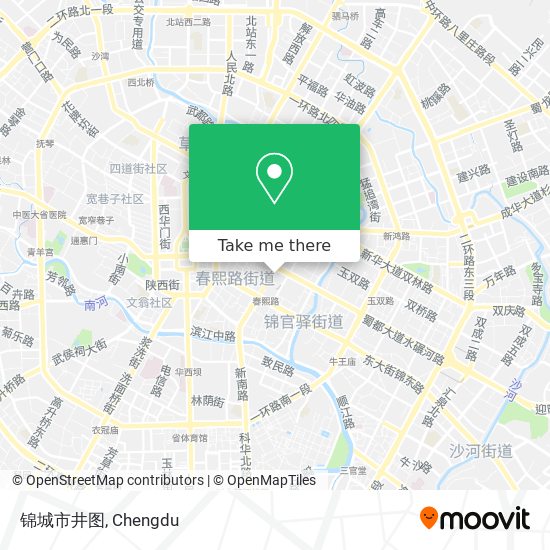 锦城市井图 map