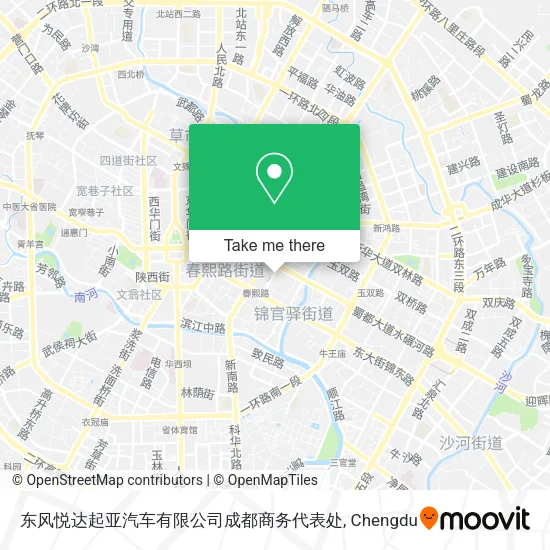 东风悦达起亚汽车有限公司成都商务代表处 map