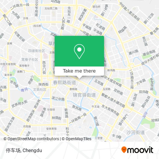 停车场 map
