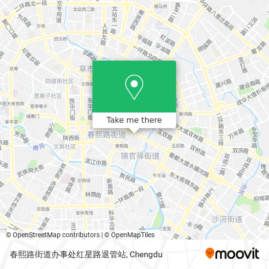 春熙路街道办事处红星路退管站 map